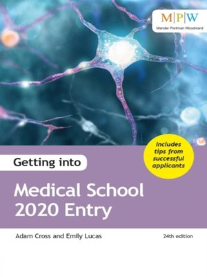cover image of Getting into Medical School 2020 Entry